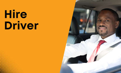 hire driver banner